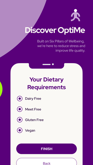OptiMe Wellbeing Screenshot