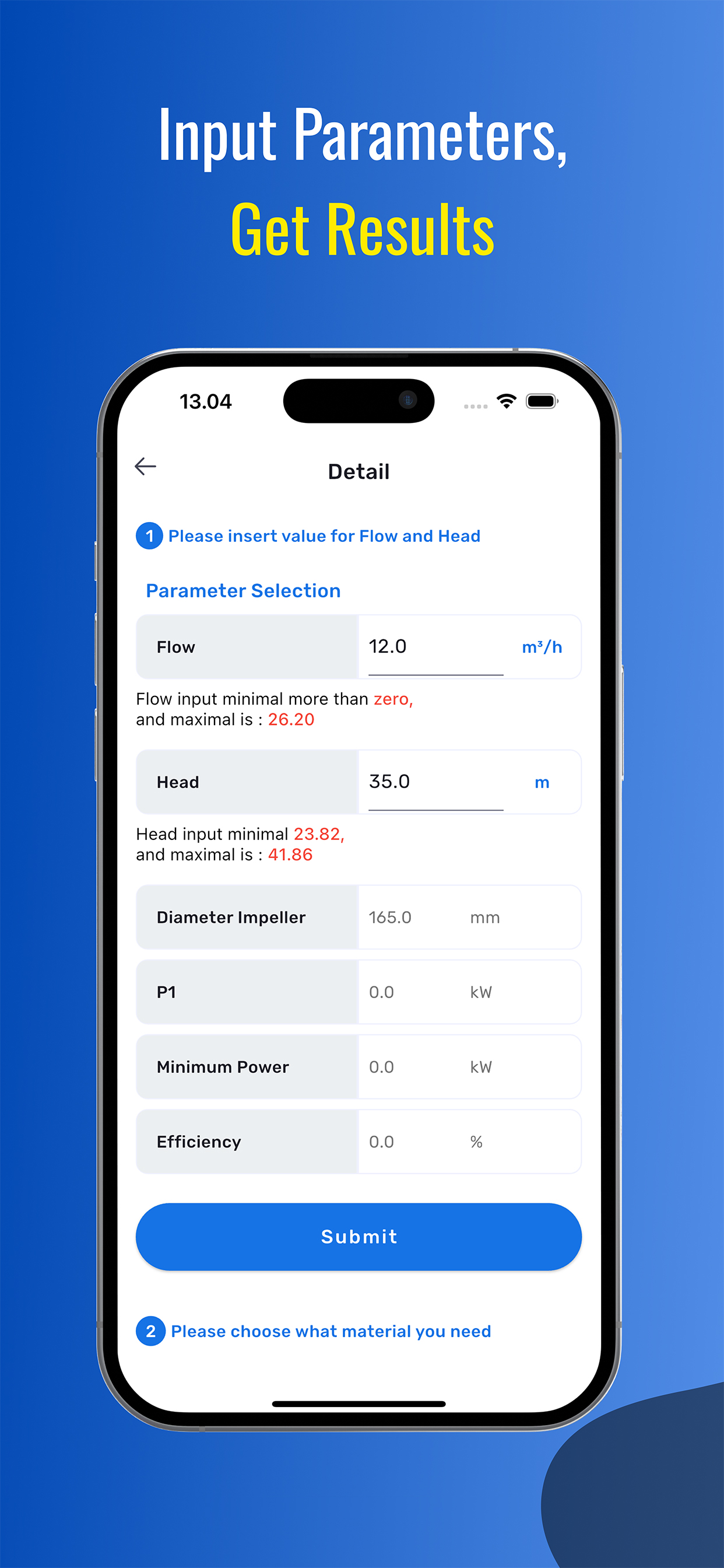 MAXON PumpCalc