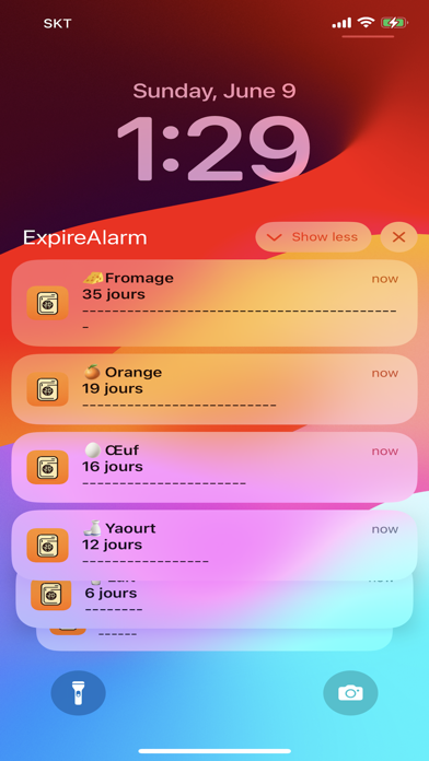 Screenshot #1 pour Expire Alarm