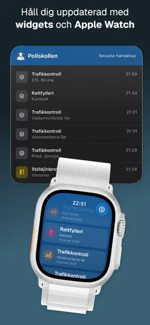 Poliskollen: Händelser idag iPhone screenshot 3