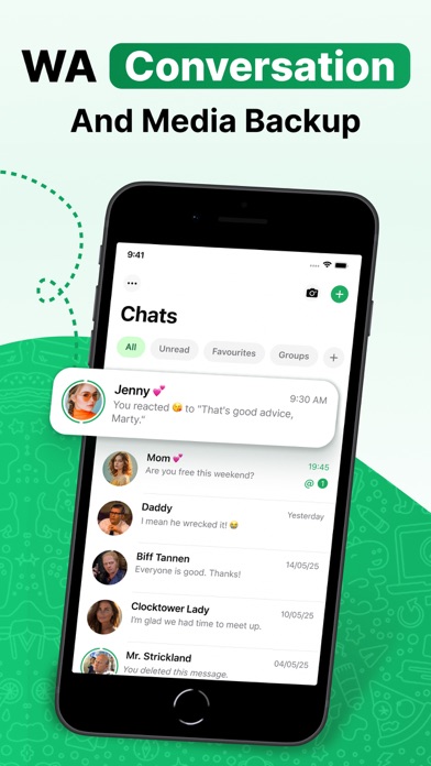 WA Chat Backup Screenshot