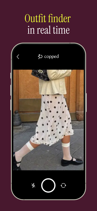 Copped: AI Outfit Finder Screenshot 8 of 8