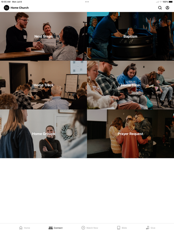 Home Church App iPad screenshot 2 - Lifestyle app
