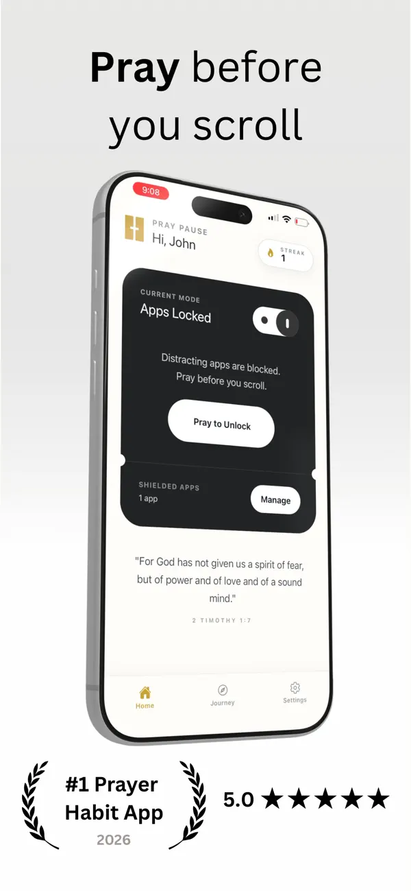 #1. Pray Pause (iOS) 作者: Syncd Software LLC
