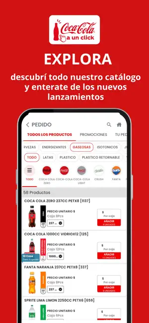 Coca-Cola a Un Click iPhone screenshot 2