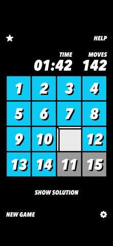Classic 15 Puzzle: Puzzle Game iPhone screenshot