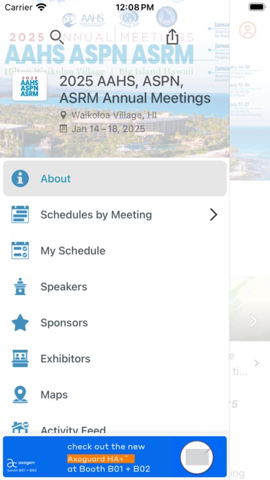 Screenshot #2 pour AAHS, ASPN, ASRM, Meeting