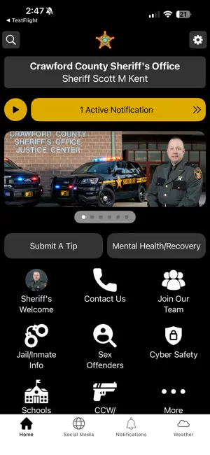 Crawford Co Sheriff Office OH screenshot 1