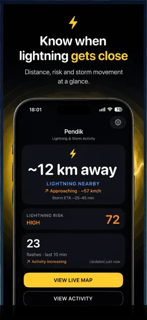 Lightning Tracker & Map screenshot 1