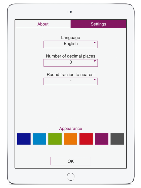 Fraction Calculator 4in1 iPad screenshot 8 - Education app
