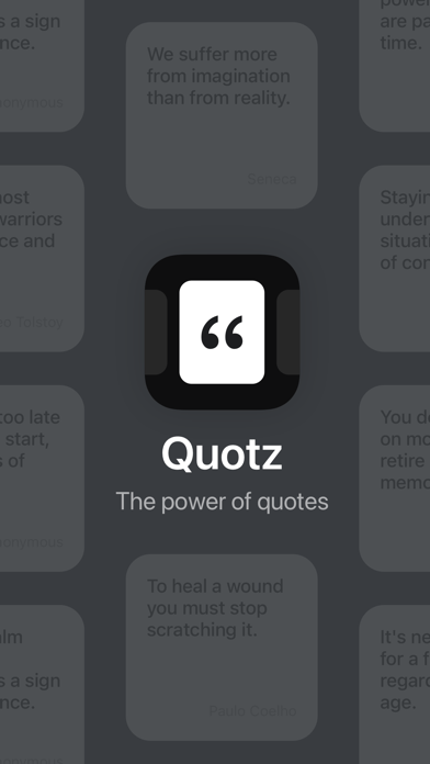 Screenshot #1 pour Quotz - The power of quotes