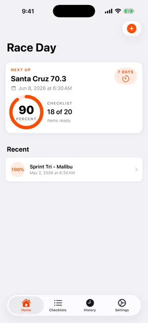 Triathlon Race Day Checklist screenshot 3