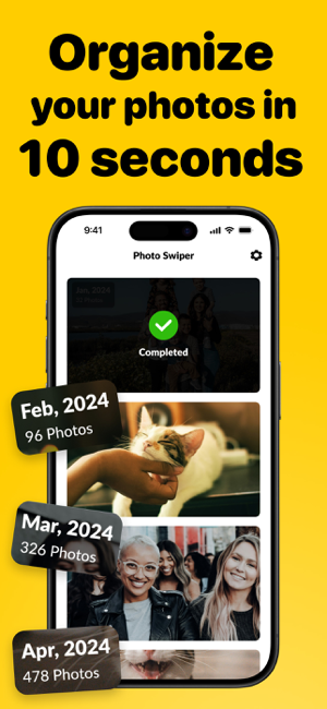 ‎Swipy: Photo Delete Swipe Screenshot