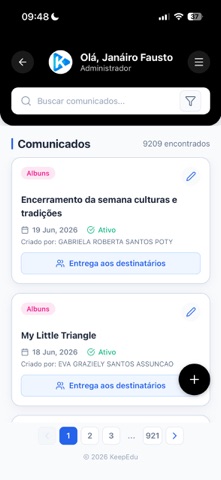 KeepEdu Enterprise iPhone screenshot