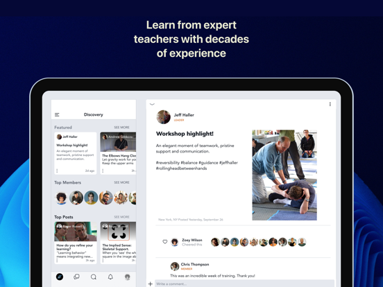 Feldenkrais First iPad screenshot 1 - Health & Fitness app