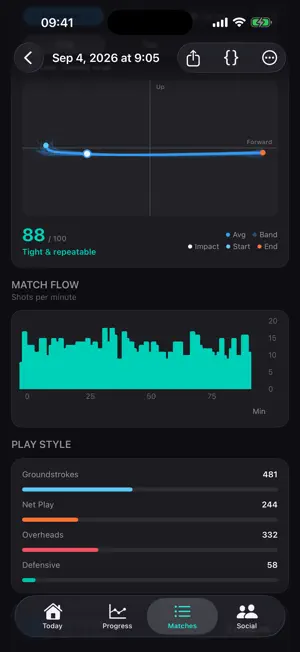 Smash: Padel Tracker screenshot 3