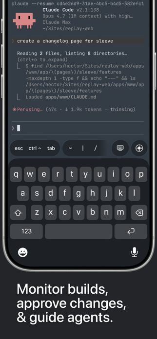 Echo - SSH + Mosh Client Screenshot 3 of 5