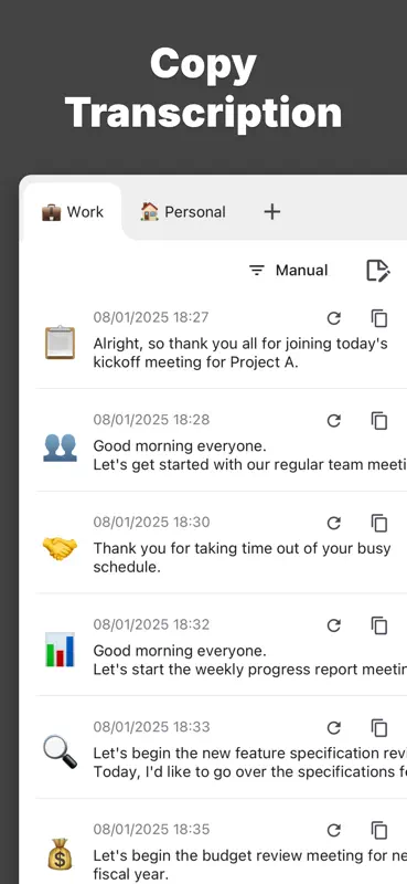 Mr.Transcribe - Audio to Text screenshot 4 of 8