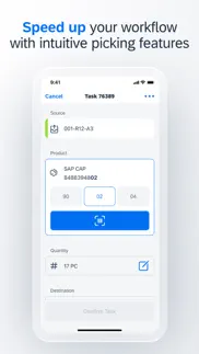 sap warehouse logistics iphone capturas de pantalla 2