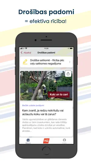 112 Latvija screenshot 3