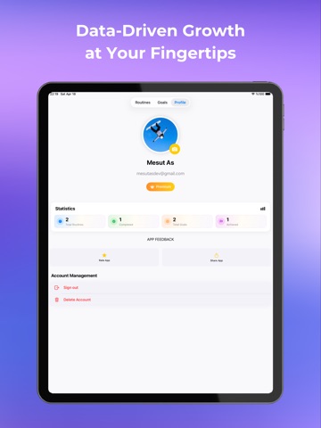 Routine Tasks: Habit Planner iPad screenshot
