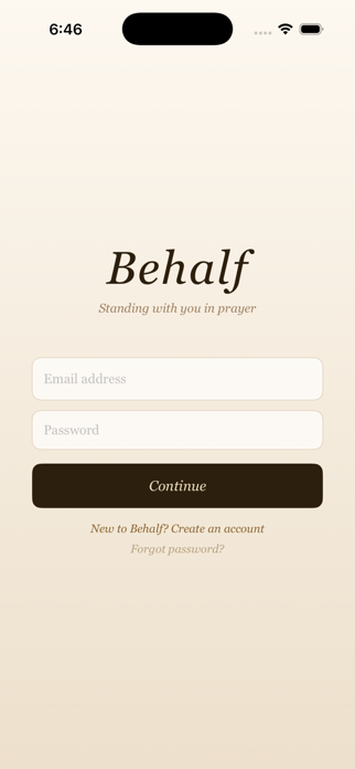 Behalf: Stand in Prayer Screenshot 2 of 3
