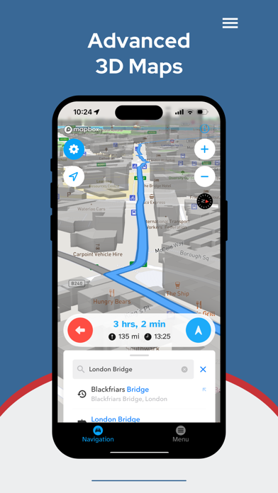 RouteLed Navigation Screenshot