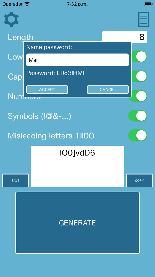 Password generator secure - 2.0 - (iOS)