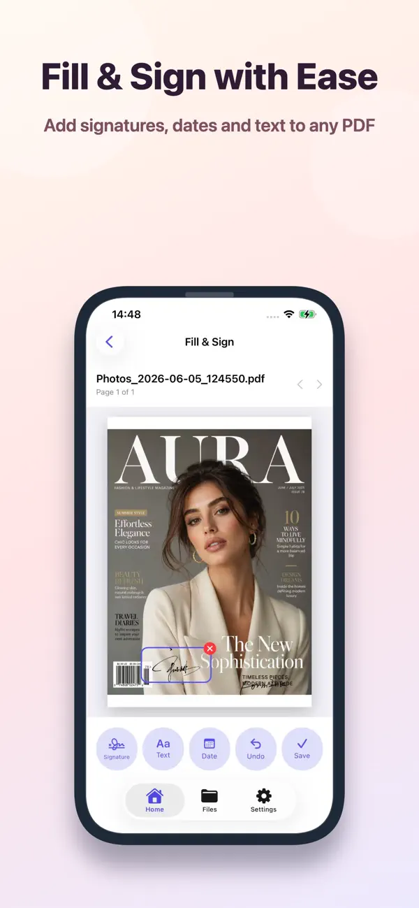 Screenshot #3 pour FormInk: PDF Scanner Sign App