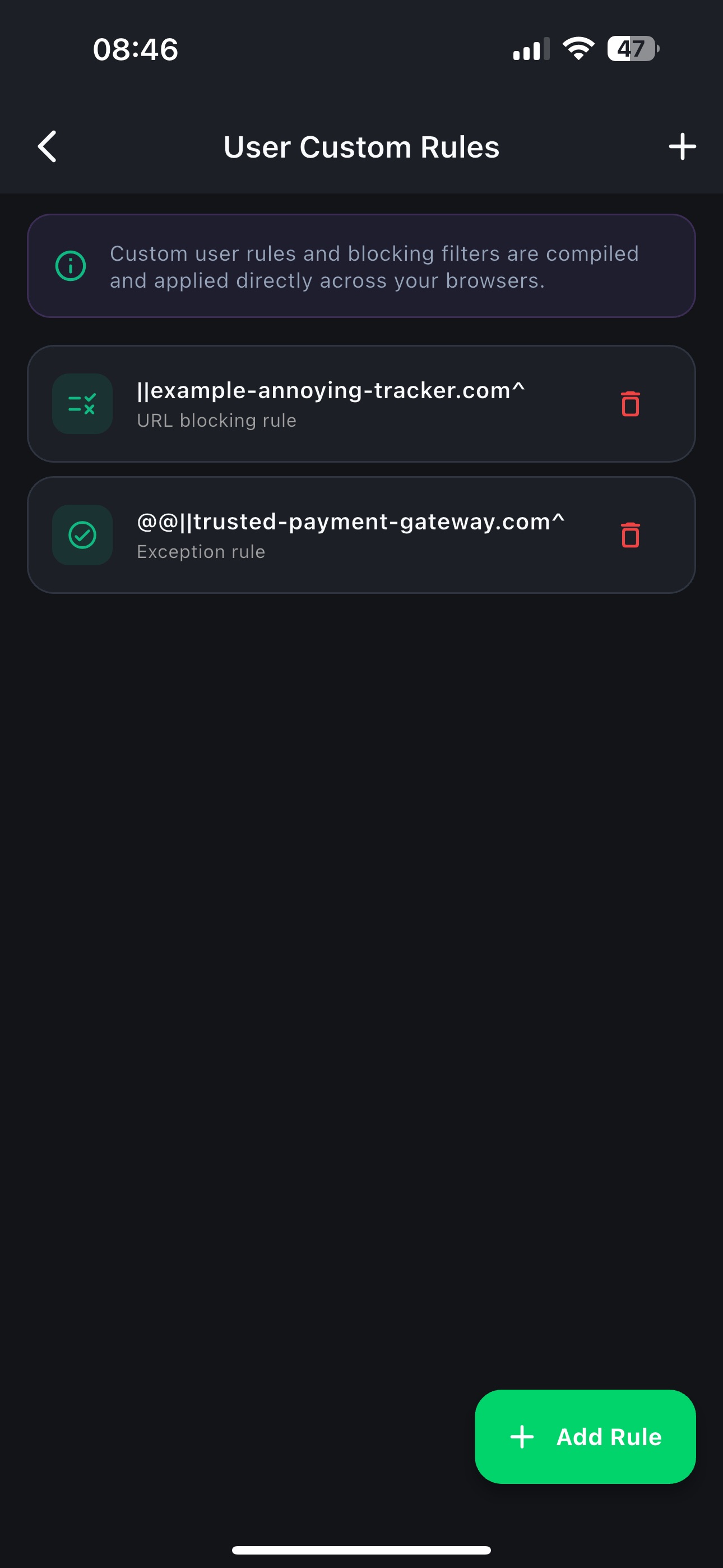 Screenshot 5 of AdWipe - Ad & Popup Blocker