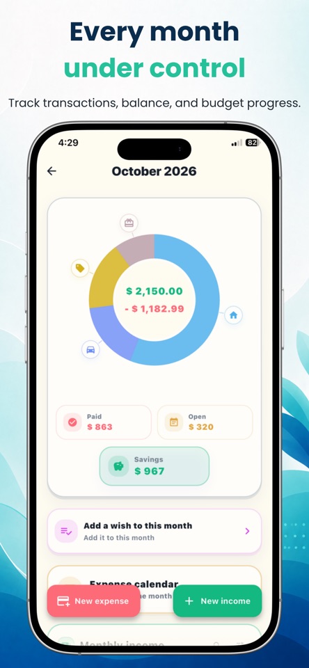 Spelio: Budget Planner & Goals screenshot 3