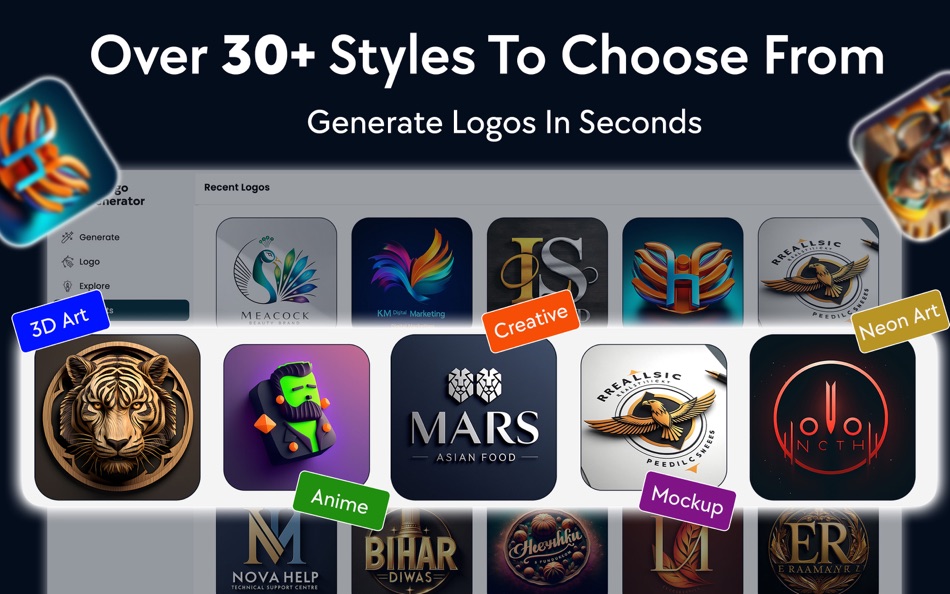 #2. Ai Logo Generator ~ Logo maker (macOS) 게시자: Fahid Zahoor