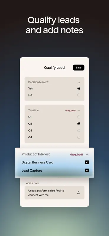 Popl: AI Lead Capture screenshot 6 of 9