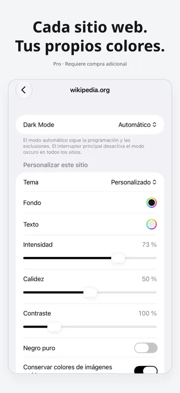 ModoOscuro | Web screenshot 4 of 5