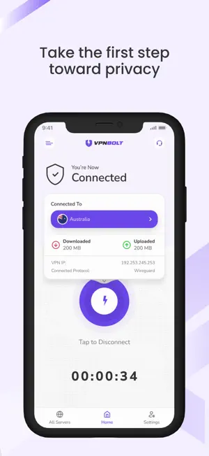 VPNBolt screenshot 1