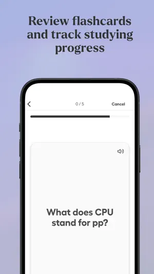 Quiztr - Revision Sheets screenshot 1