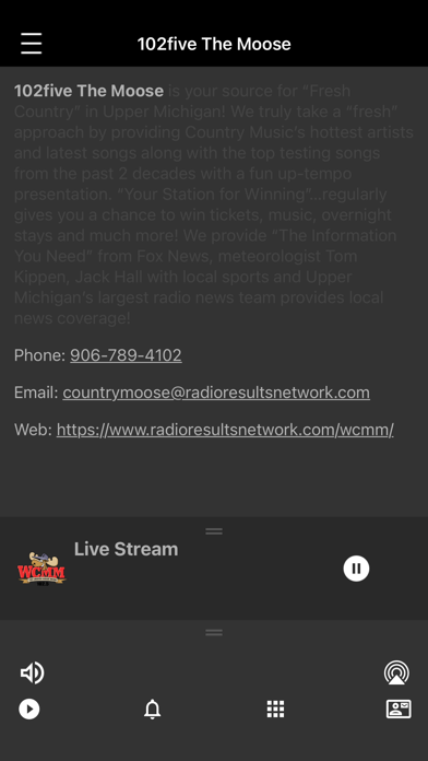 WCMM 102.5 The Moose Screenshot 3 - AppWisp.com WCMM 102.5 The Moose Screenshot 3 - AppWisp.com
