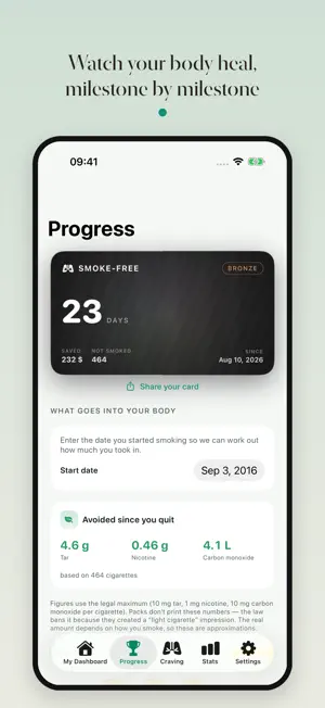 Quit Smoking: Smoke-Free Days screenshot 2