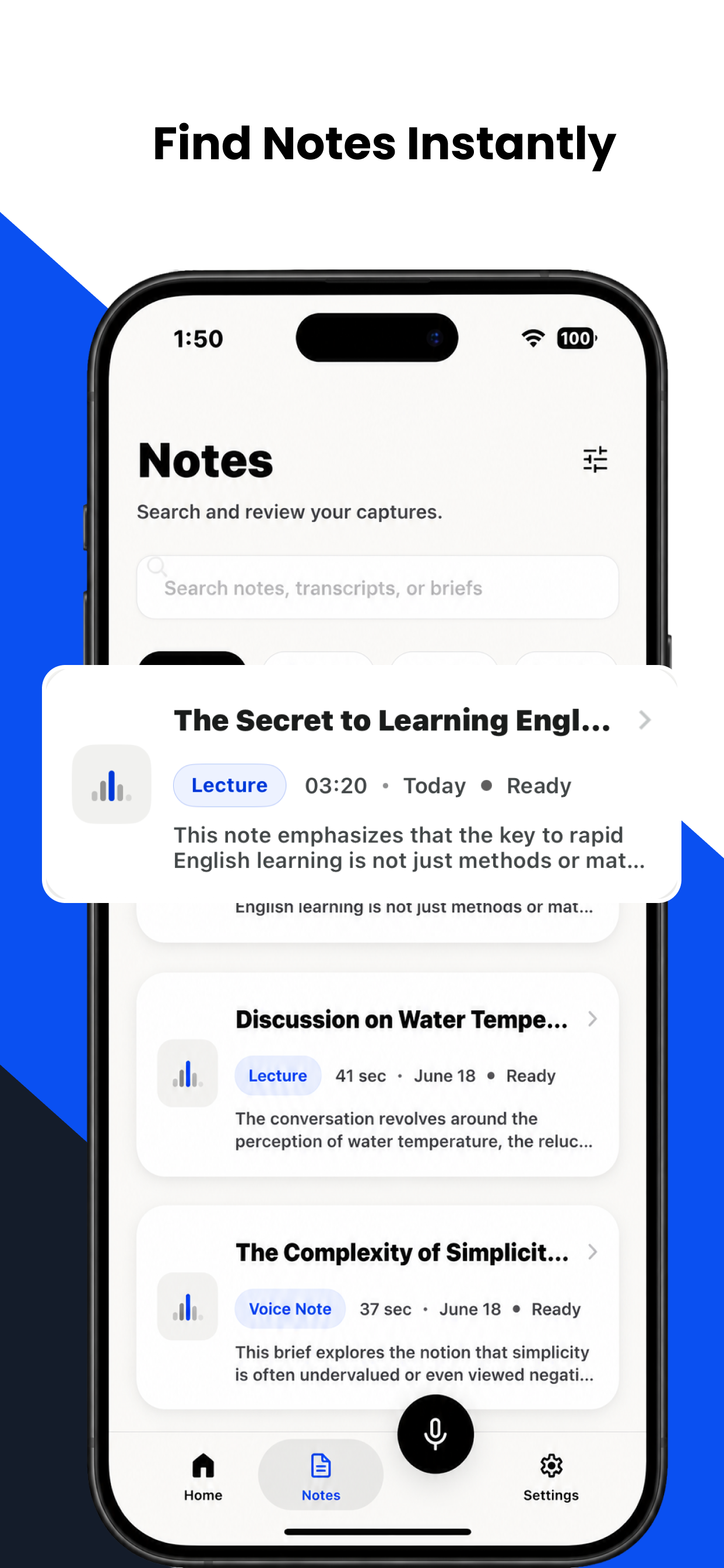 Recall - AI Note Taker screenshot 3