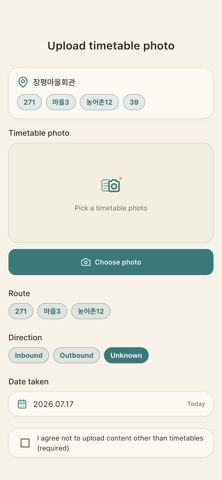 BusTable: Bus Timetables & Map iPhone screenshot
