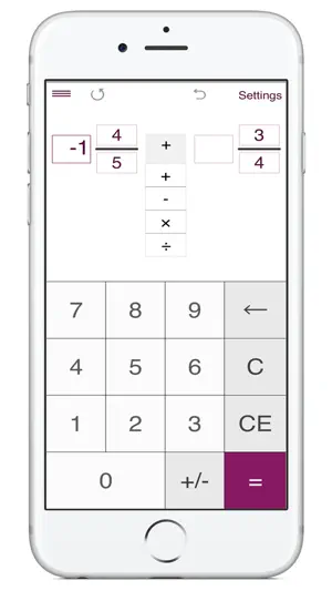 Fraction Calculator 4in1 screenshot 2