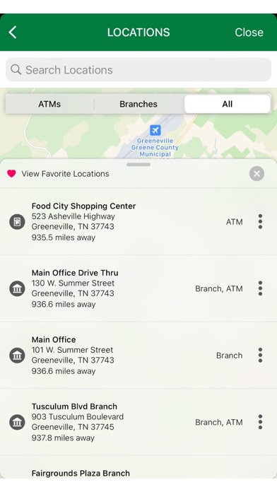 Greeneville Federal Bank Biz Screenshot