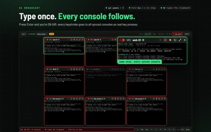 VMherd screenshot 1