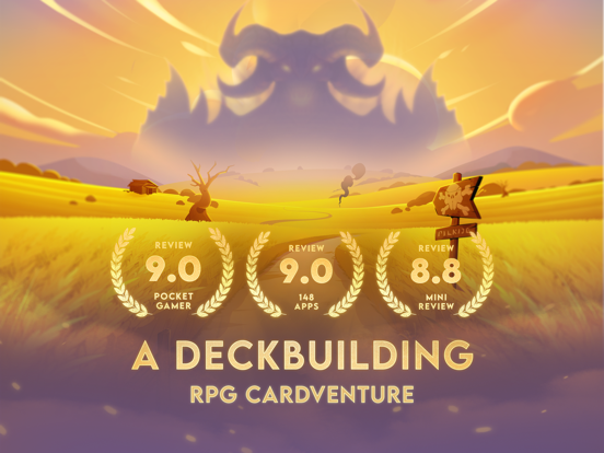 Dawncaster: Deckbuilding RPG iPad app afbeelding 1