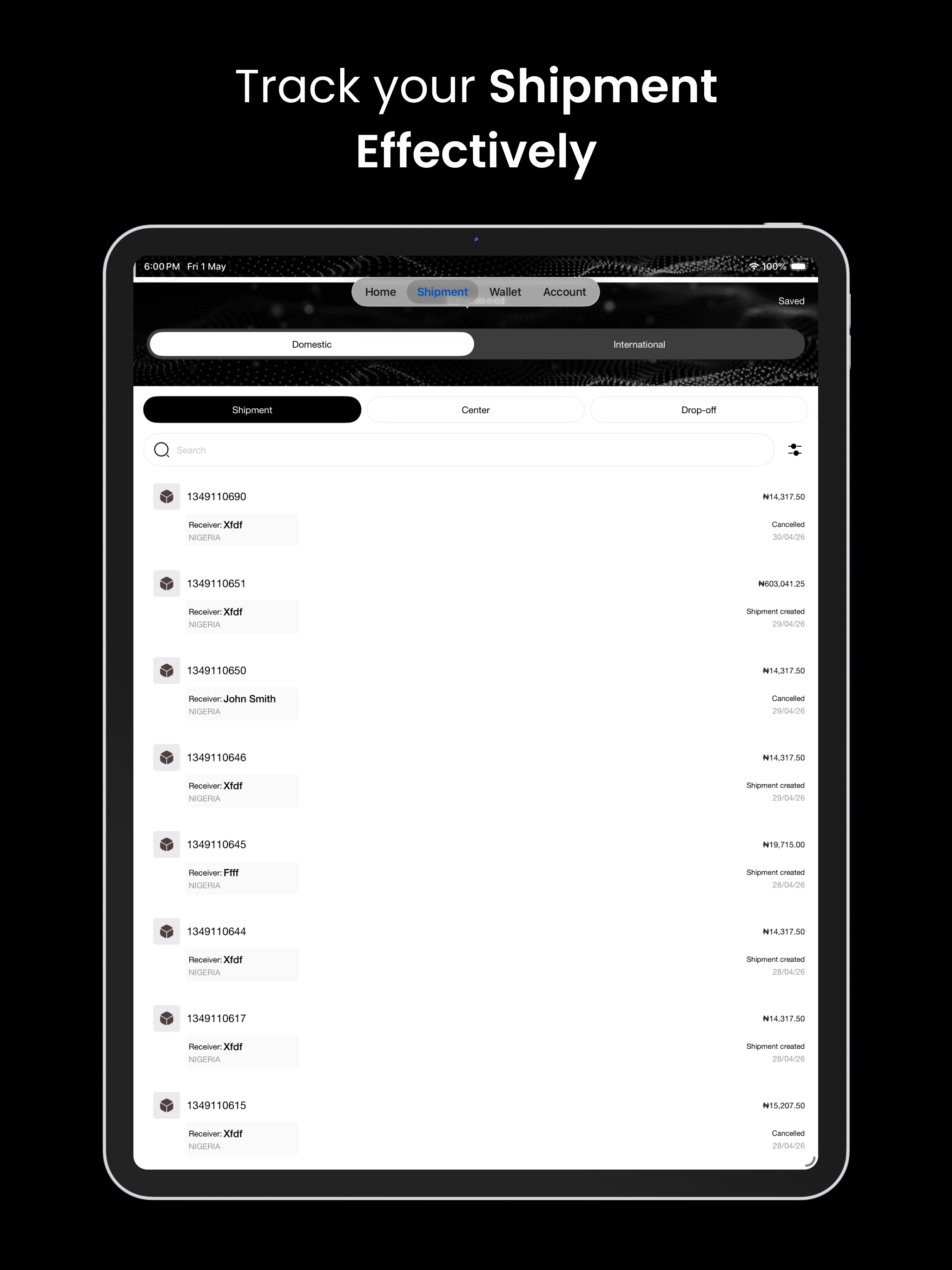 GIG LOGISTICS MOBILE screenshot 14