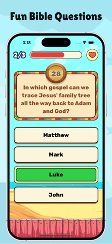 Bible Quiz & Answers iPhone screenshot
