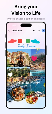 Vision Board: Goals & Dreams iPhone screenshot