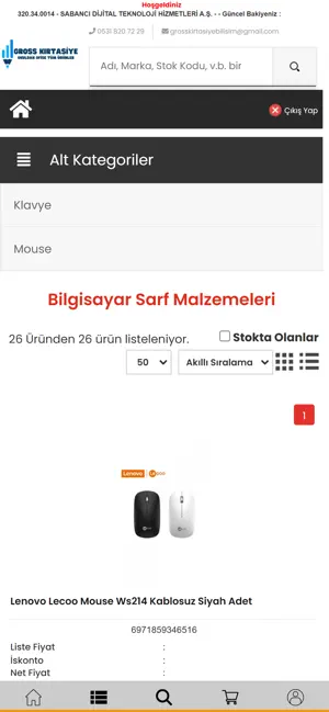Gross Kırtasiye screenshot 1