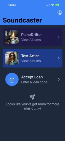 Soundcaster screenshot