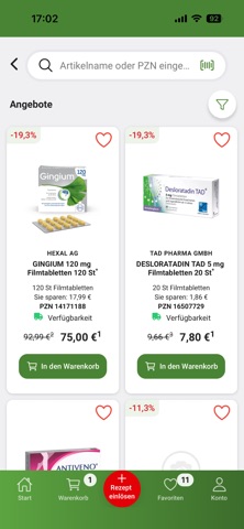 Engel&Bahnhof Apotheke VELEN screenshot